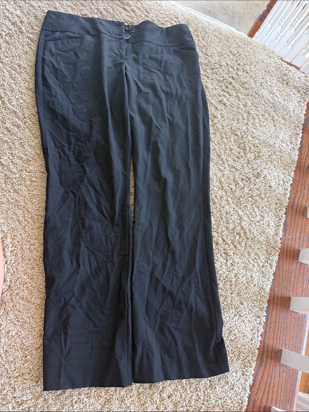 The Limited Black Wide-Leg Dress Pants